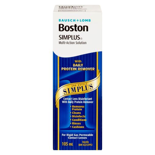 Picture of BAUSCH and LOMB BOSTON SIMPLUS MULTI-ACTION SOLUTION 105ML