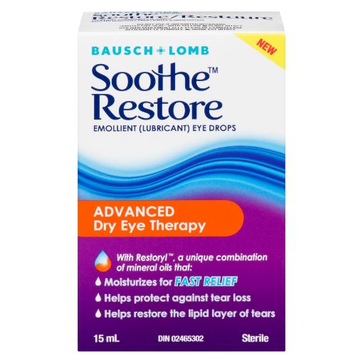 Picture of BAUSCH and LOMB SOOTHE RESTORE EYE DROPS 15ML