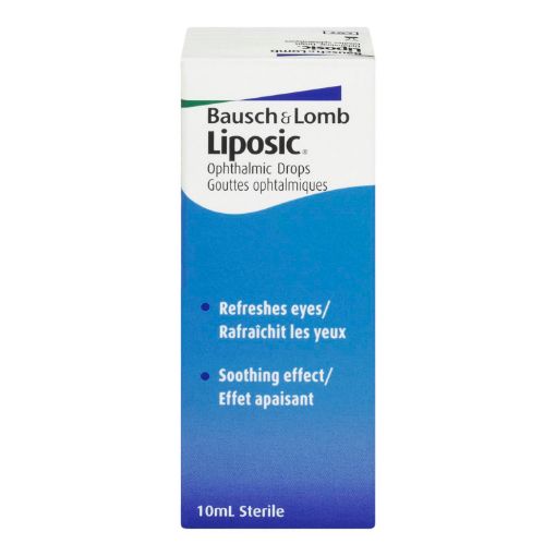 Picture of LIPOSIC DROPS EYES - OPHTHALMIC DROPS 10ML                      