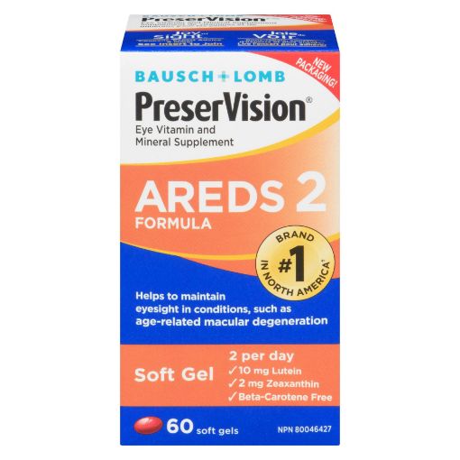 Picture of BAUSCH and LOMB PRESERVISION AREDS 2 SOFTGEL CAPSULE 60S