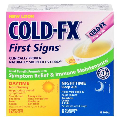 Picture of COLD-FX FIRST SIGNS - COMBO (12 DAY/6 NIGHT) SACHET 18S