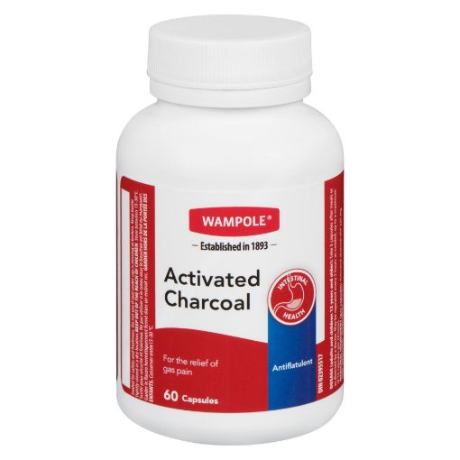 Picture of WAMPOLE ACTIVATED CHARCOAL CAPSULES 60S