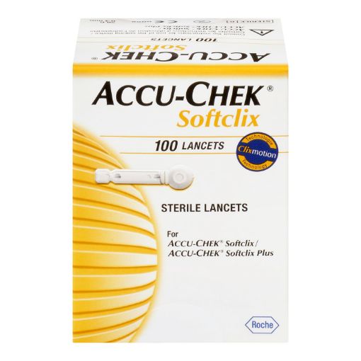 Picture of ACCU CHEK SOFTCLIX LANCETS 100S                                            