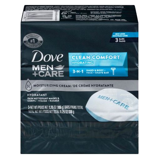 Picture of DOVE MEN+CARE BAR SOAP - CLEAN COMFORT 318GR