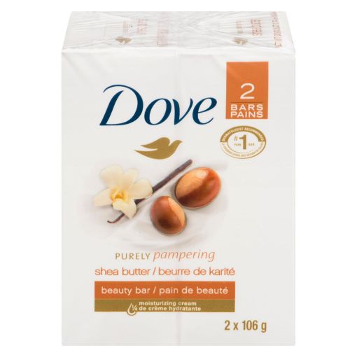 Picture of DOVE BAR SOAP - NOURISH CARE SHEA BUTTER 2X106GR                           