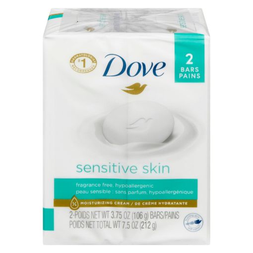 Picture of DOVE BAR SOAP - SENSITIVE SKIN 2X106GR                                     