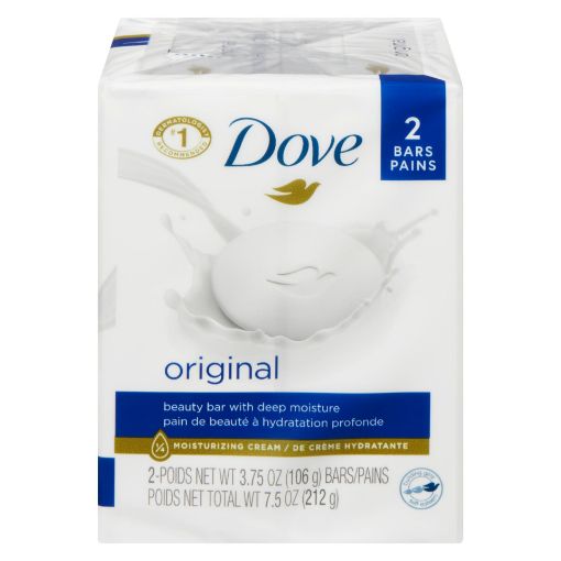 Picture of DOVE BAR SOAP - WHITE 2X106GR                                              