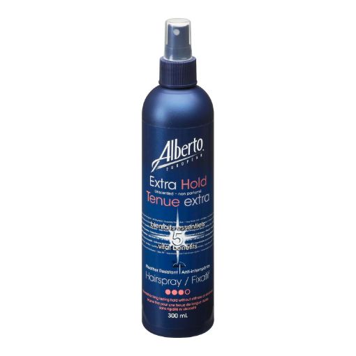 Picture of ALBERTO EUROPEAN HAIRSPRAY - EXTRA HOLD - UNSCENTED 300ML                  
