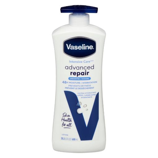 Picture of VASELINE INTENSIVE CARE LOTION - EXTRA STRENGTH - UNSCENTED 600ML          