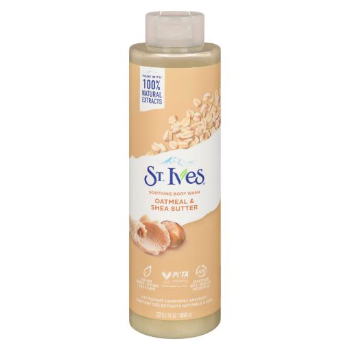 Picture of ST. IVES BODY WASH OAT AND SHEA BUTTER 650ML                               