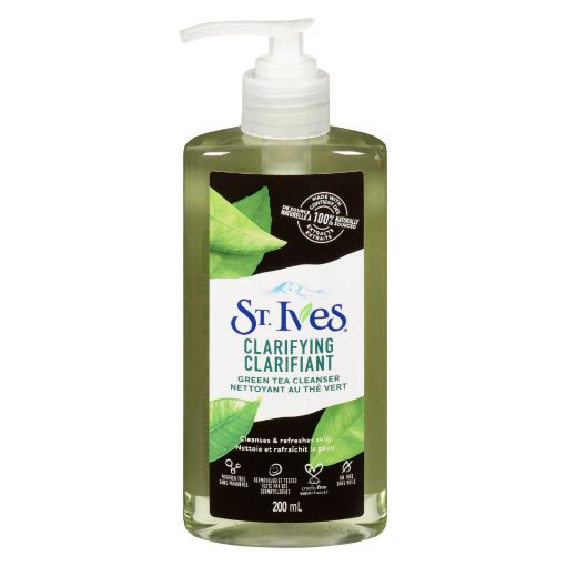 Picture of ST. IVES FACIAL CLEANSER - GREEN TEA 200ML                                 