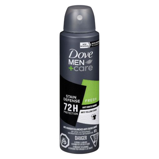 Picture of DOVE MEN+CARE STAIN DEFENSE FRESH DRY SPRAY 107GR                          