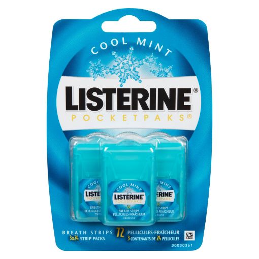 Picture of LISTERINE POCKET PACK - REFRESHING MINT 72S                                