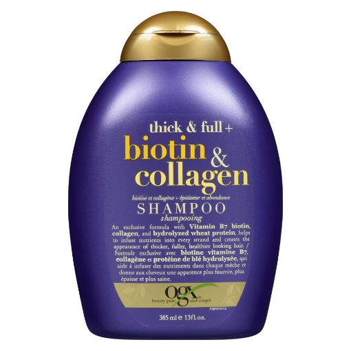 Picture of OGX SHAMPOO - BIOTIN and COLLAGEN THICK and FULL 385ML