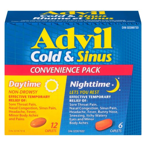 Picture of ADVIL COLD and SINUS DAY and NIGHT COMBO 18S