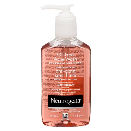 Picture of NEUTROGENA OIL FREE CLEANSER - PINK GRAPEFRUIT 177ML                       
