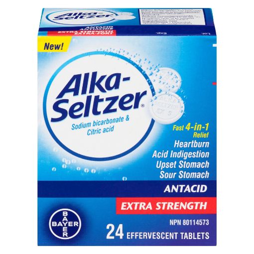 Picture of ALKA SELTZER EXTRA STRENGTH TABLET 24S