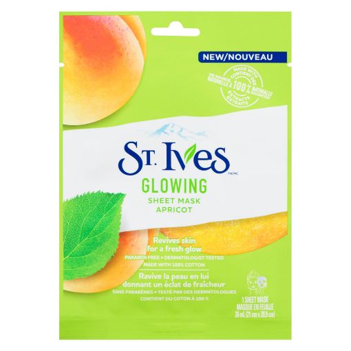 Picture of ST. IVES GLOWING SHEET MASK - APRICOT 25ML             
