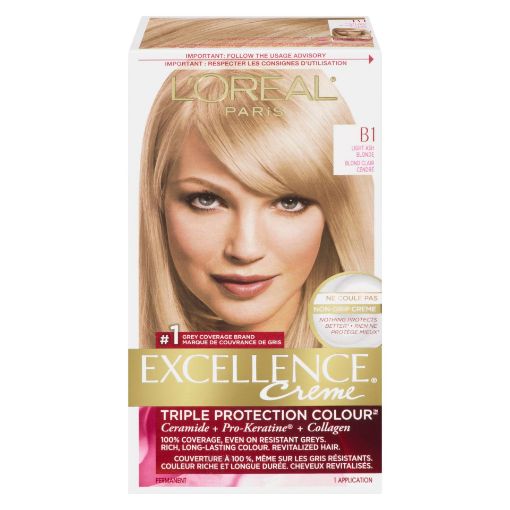 Picture of LOREAL EXCELLENCE HAIR COLOUR - LIGHT ASH BLONDE #B1                       