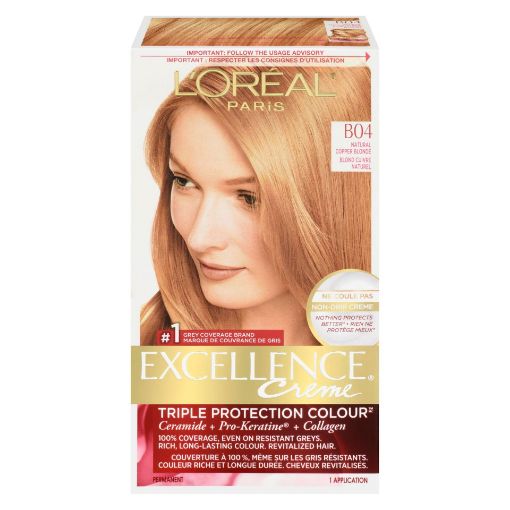 Picture of LOREAL EXCELLENCE HAIR COLOUR - PALE COPPER BLONDE #B4                     