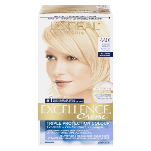 Picture of LOREAL EXCELLENCE HAIR COLOUR - ULTRA LIGHT ASH BLONDE #AA01               