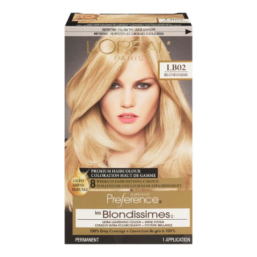 Picture of LOREAL PREFERENCE HAIR COLOUR - ULTRA LIGHT NATURAL BLONDE #LB02           