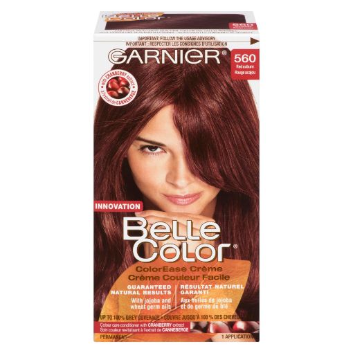 Picture of GARNIER BELLE COLOR HAIR COLOUR - MAHOGANY RED #560                        