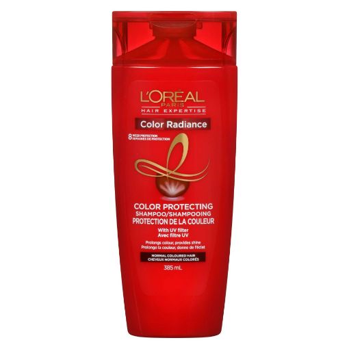 Picture of LOREAL HAIR EXPERTISE COLOUR RADIANCE SHAMPOO - REGULAR 385ML              