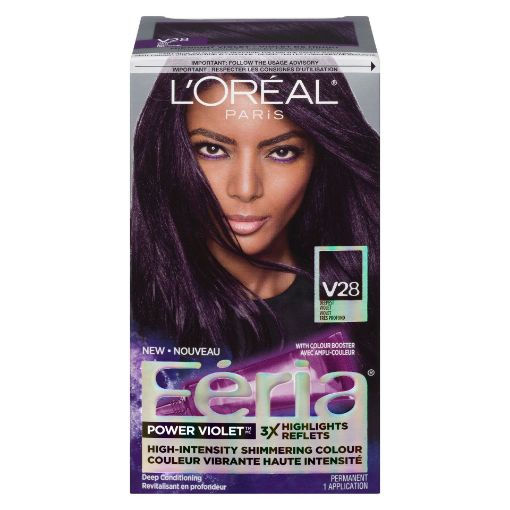 Picture of LOREAL FERIA HAIR COLOUR - PWR MIDNGHT VLT V28                             
