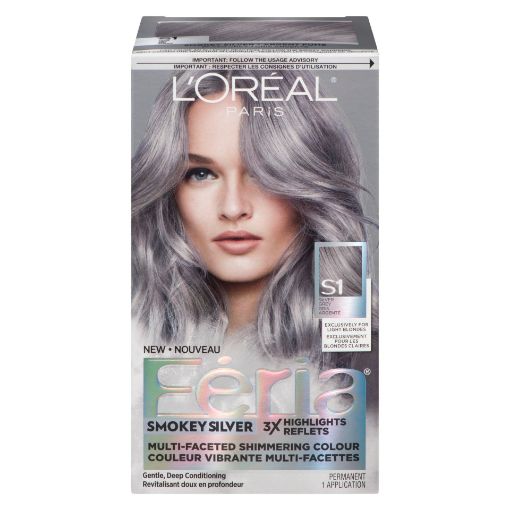 Picture of LOREAL FERIA HAIR COLOUR - SILVER                                          
