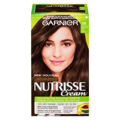 Picture of GARNIER NUTRISSE CREAM HAIR COLOUR - ICY BROWN 500                         