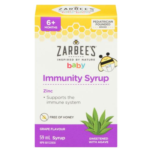 Picture of ZARBEES BABY IMMUNITY SYRUP - GRAPE 59ML