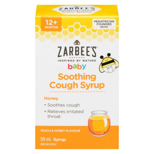 Picture of ZARBEES BABY SOOTHING COUGH SYRUP 59ML