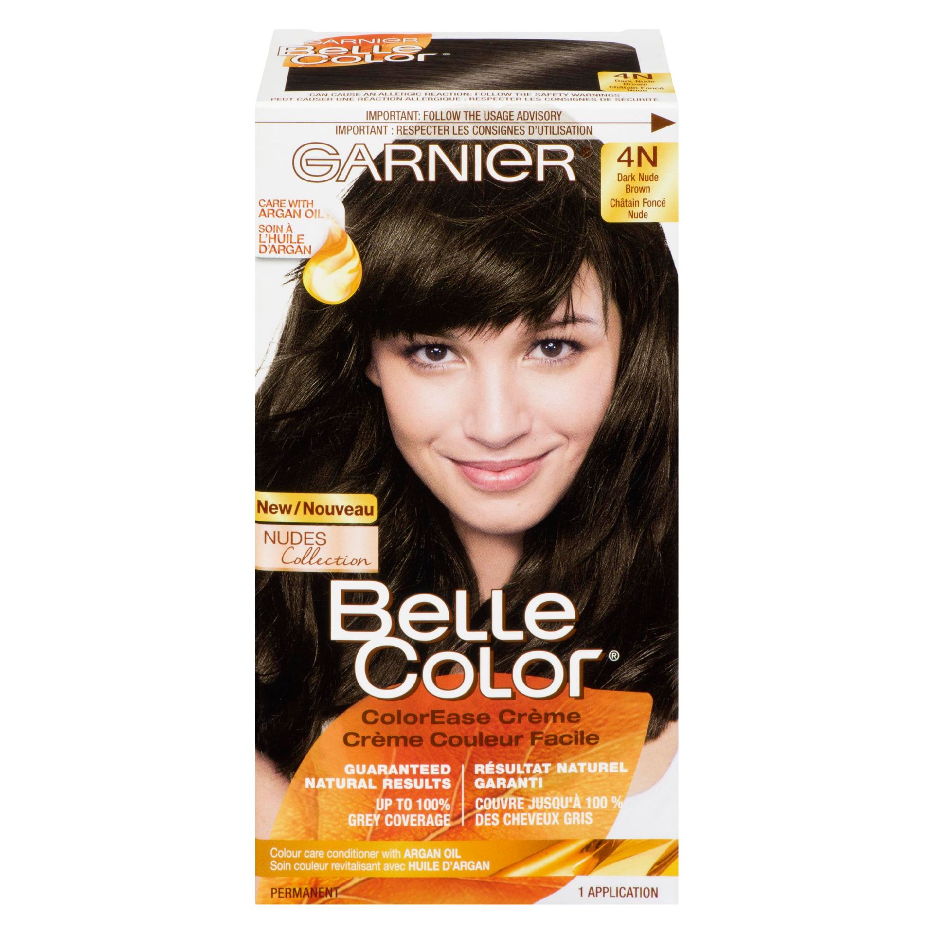 Pharmasave | Shop Online for Health, Beauty, Home & more. GARNIER BELLE  COLOR HAIR COLOUR - DARK NUDE BROWN 4N