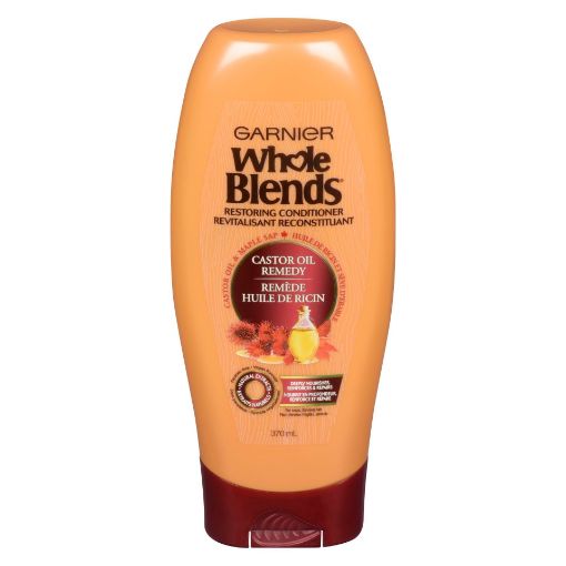 Picture of GARNIER WHOLE BLENDS CASTOR OIL REMEDY CONDITIONER 370ML                   