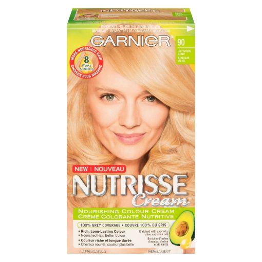 Picture of GARNIER NUTRISSE HAIR COLOUR - LIGHT NATURAL BLONDE #90                    