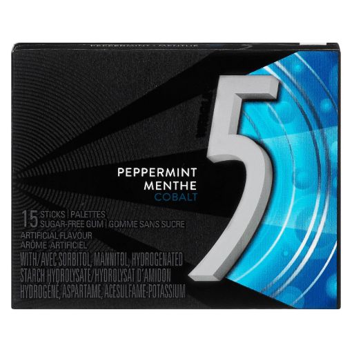 Picture of WRIGLEYS 5 GUM - COBALT - COOLING PEPPERMINT 15S                           
