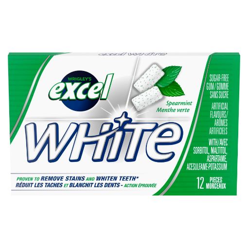 Picture of EXCEL WHITE GUM - SPEARMINT                                                