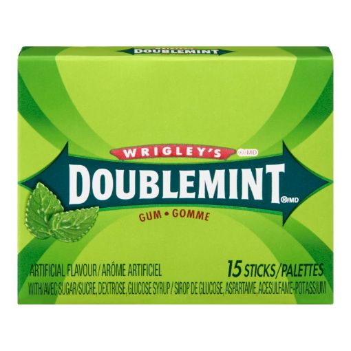 Picture of WRIGLEYS 5 GUM DOUBLEMINT 15S                                              