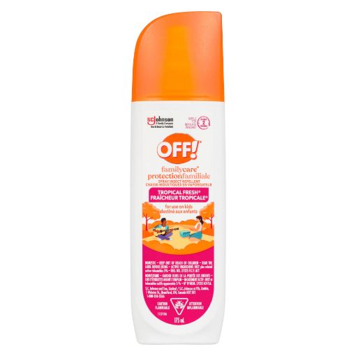 Picture of OFF FAMILY CARE SPRAY - KIDS - TROPICAL FRESH 175ML                        