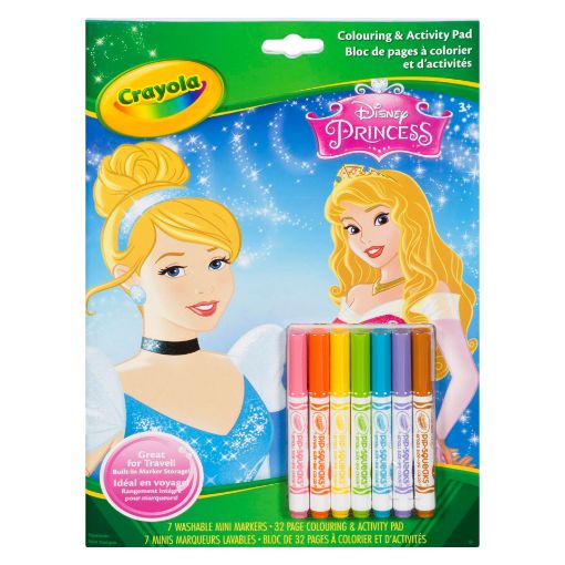 Picture of CRAYOLA COLOURING ACTIVITY PAD - DISNEY PRINCESS                           