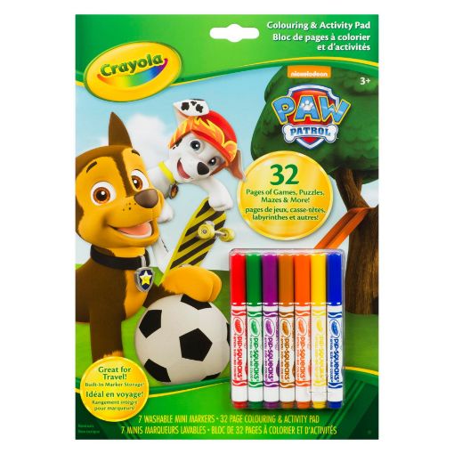 Picture of CRAYOLA COLOURING ACTIVITY PAD - PAW PATROL
