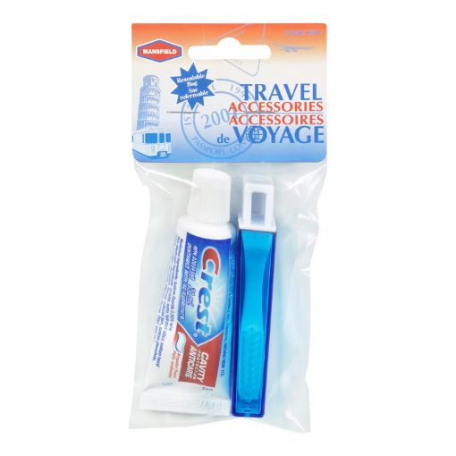Picture of MANSFIELD - CREST TOOTHPASTE  - TRAVEL TOOTHBRUSH 20ML          
