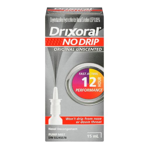 Picture of DRIXORAL NASAL DECONGESTANT SPRAY - ORIGINAL - UNSCENTED 15ML              
