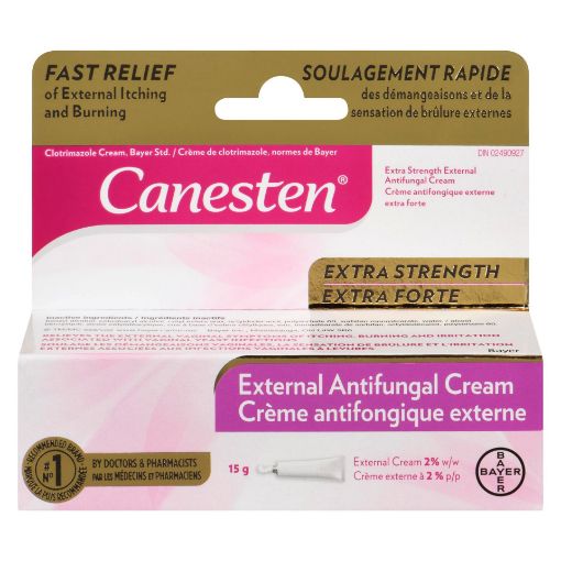 Picture of CANESTEN EXTERNAL EXTRA STRENGTH CREAM 2% 15GR