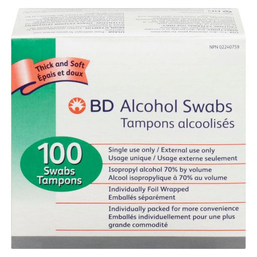 Picture of BD ALCOHOL SWABS 100S