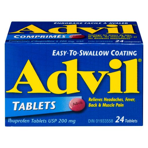 Picture of ADVIL IBUPROFEN TABLET 200MG 24S                                           