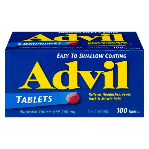 Picture of ADVIL IBUPROFEN TABLET 200MG 100S                                          