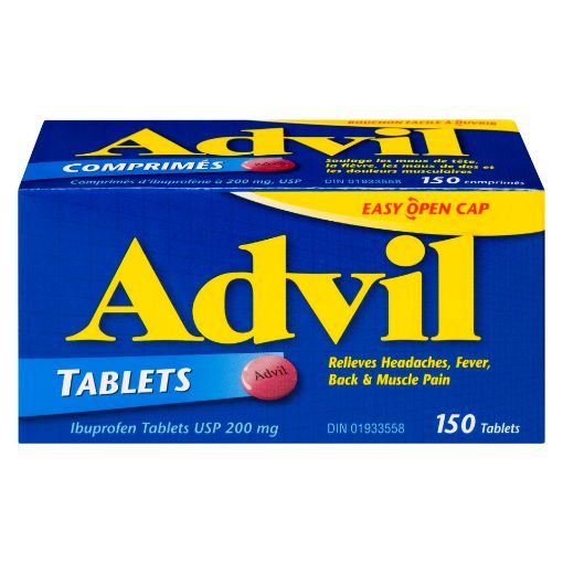 Picture of ADVIL IBUPROFEN 200MG TABLET 150S                                          