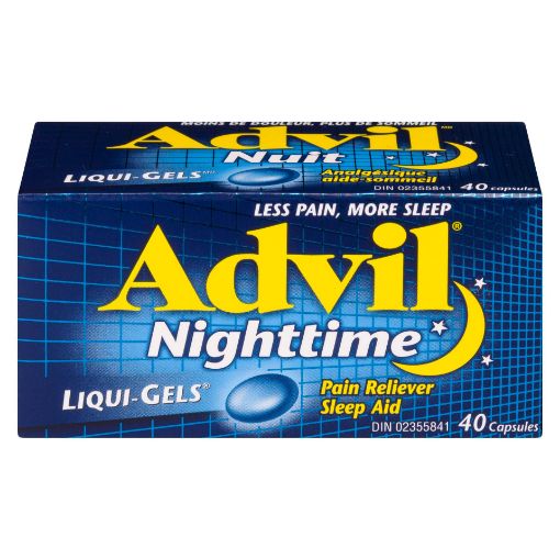 Picture of ADVIL NIGHTIME LIQUI-GELS 40S                                              